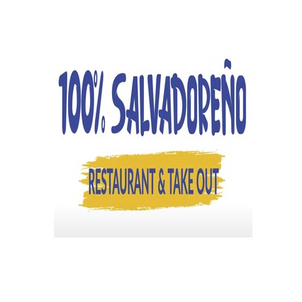 100% Salvadoreno Restaurant & Take Out logo
