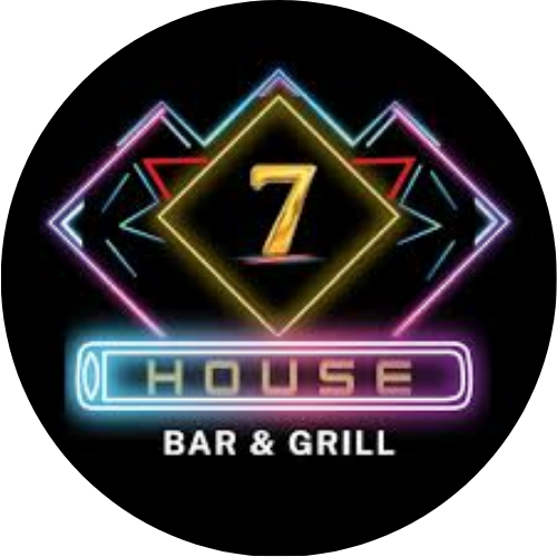 7 house bar & grill logo