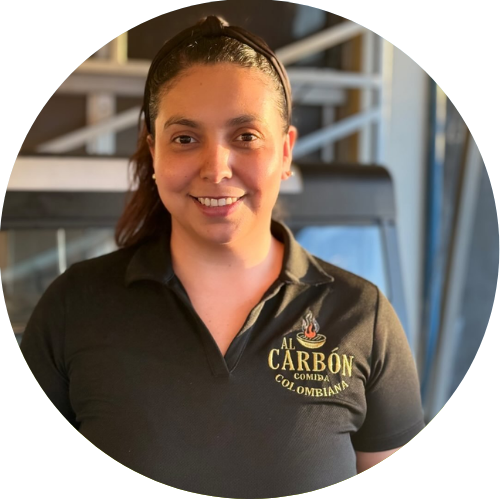 Al carbon - comida colombiana logo