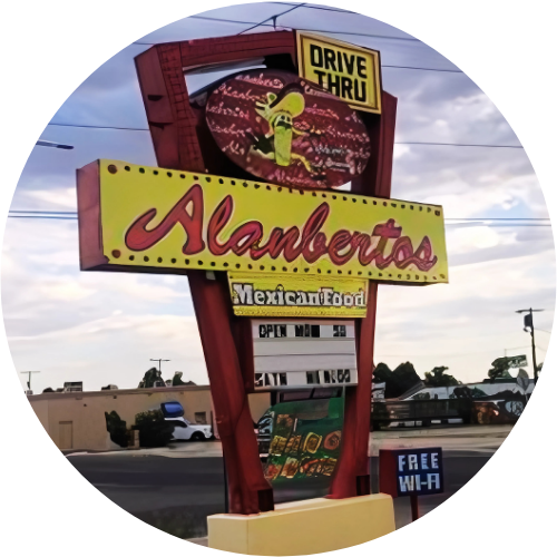 Alanberto's Mexican Food logo