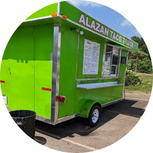 Alazan Taco Truck - Seneca logo