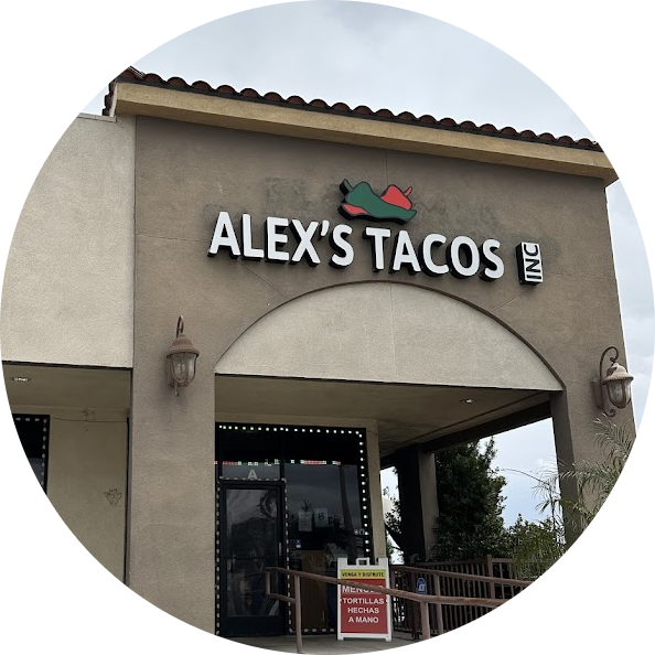 Alex's Tacos logo