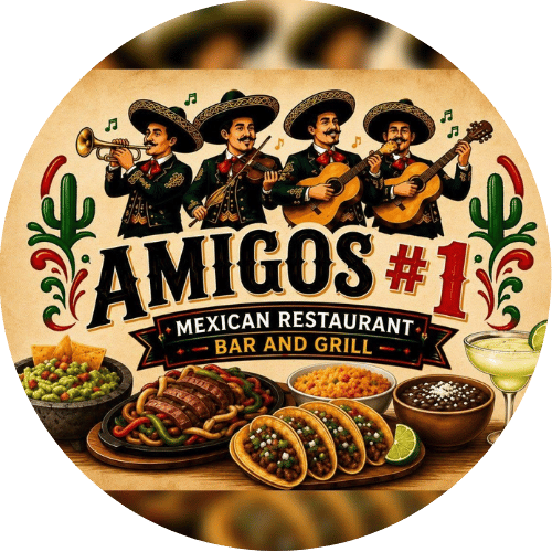 Amigos #1 Mexican Restaurant Bar logo