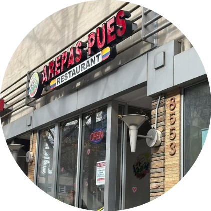 Arepas Pues restaurante logo
