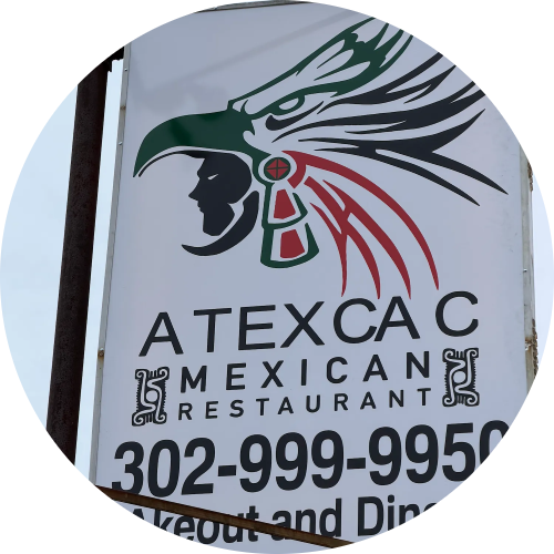 Atexcac Restaurant Mexican food logo