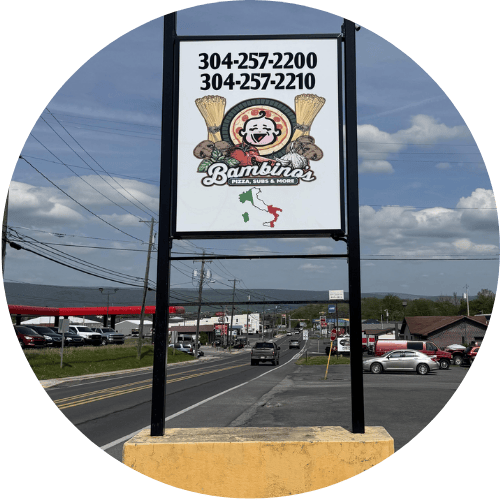 Bambino’s Pizza, subs, and more logo