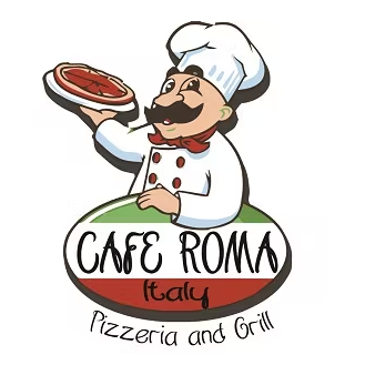 Cafe Roma italy logo