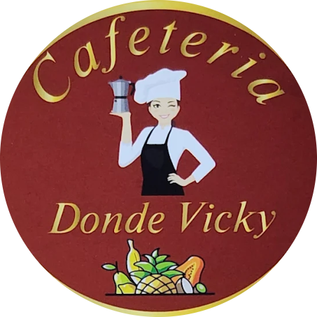 CAFETERIA DONDE VICKY logo