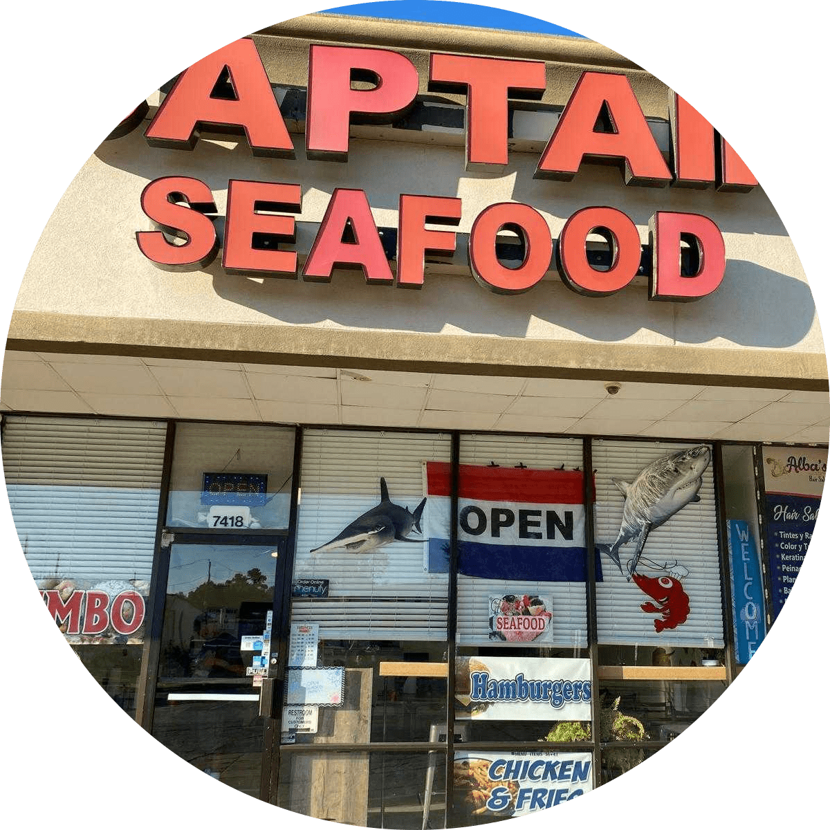 Captain Seafood logo