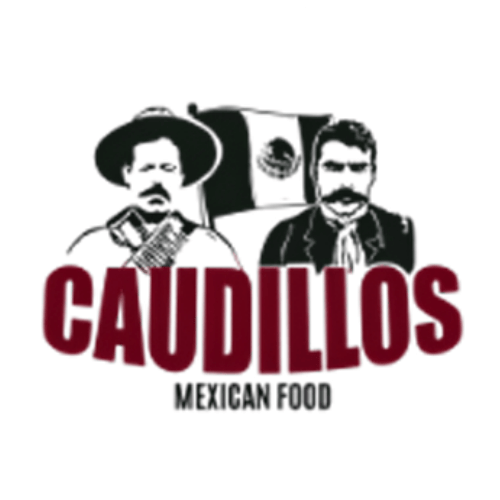 Caudillos Mexican food logo