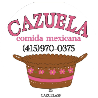 Cazuela comida mexicana logo