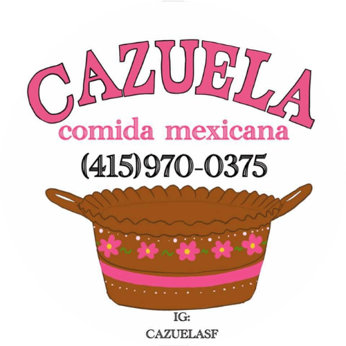 Cazuela comida mexicana CA logo