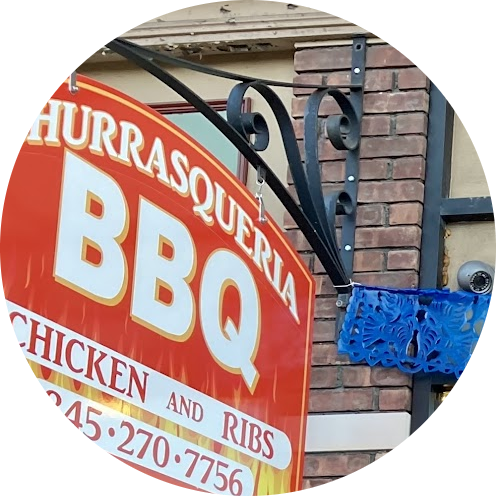 Churrasqueira BBQ los tres amigos logo