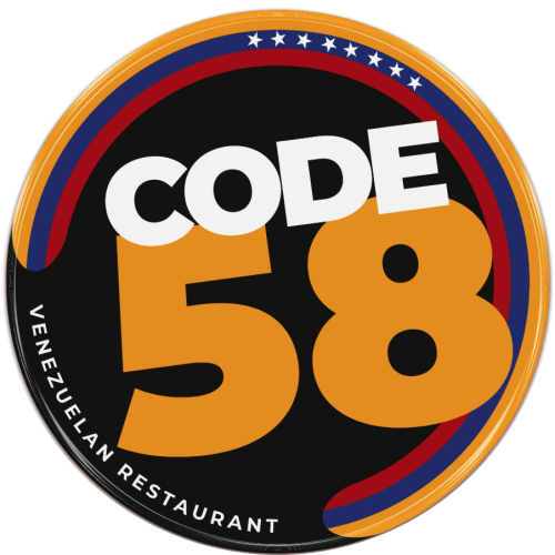 Code 58 Venezuelan Restaurant Texas logo