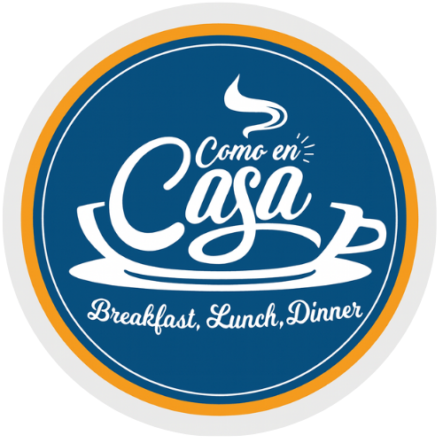 Como en casa restaurant Latin Food logo