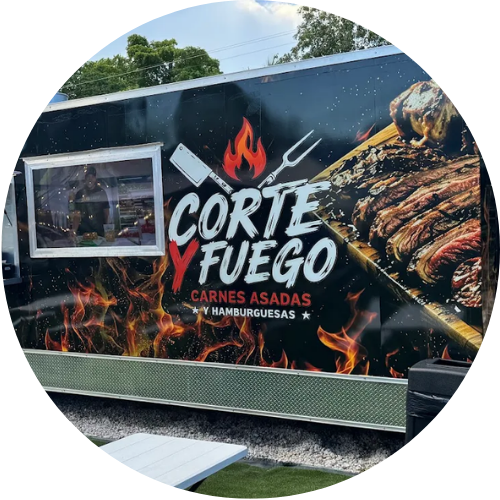 Corte y Fuego logo