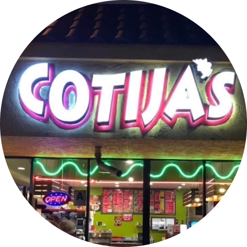 Cotijas Taco shop Mexican Restaurant logo