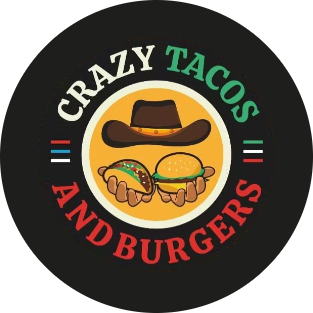 Crazy Tacos And Burgers logo