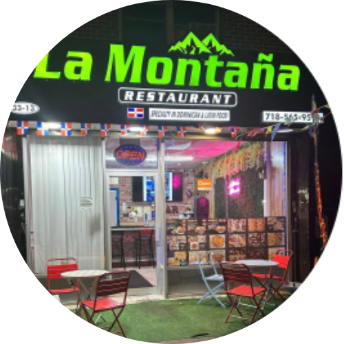 D’ la montana restaurant logo