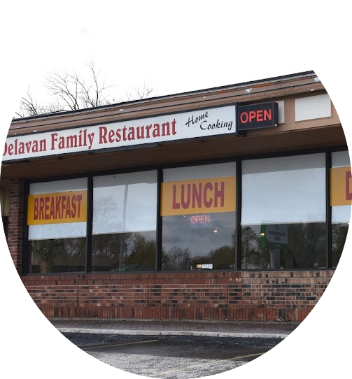 Delavan Family Restaurant logo