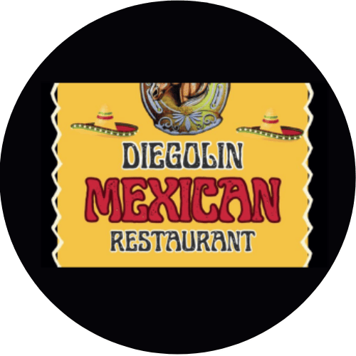 Diegolin mexican restaurant logo