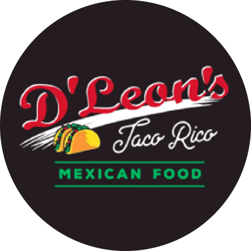 D'Leon's Taco Rico Mexican Food logo