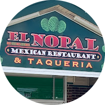 El nopal restaurante y taqueria logo