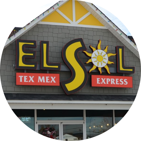 El sol Tex-Mex Express logo