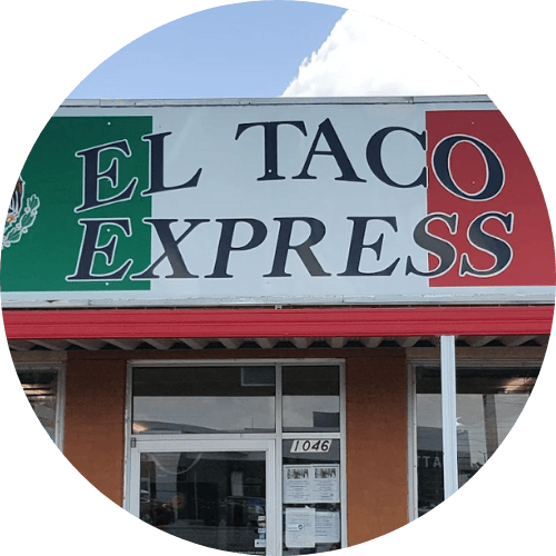 El taco Express IN logo