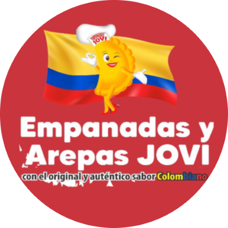 Empanadas y Arepas JOVI logo
