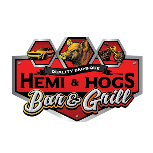 Hemi and Hogs Bar and Grill logo