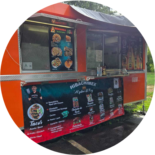 HIBACHIMEX “Al sabor del Rey” logo