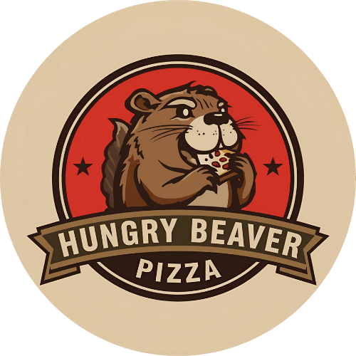 Hungry Beaver Pizza logo