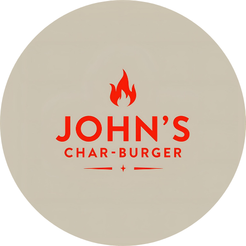 John's Char-Burger logo