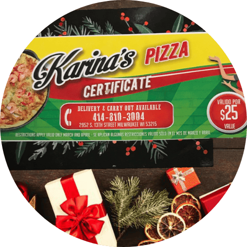 Karina's Pizza logo