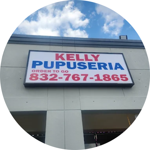 Kelly Pupuseria logo