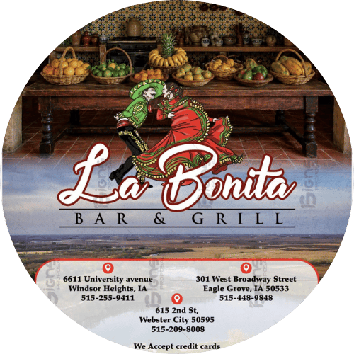 La Bonita Webster City logo