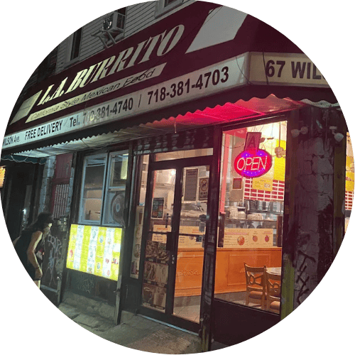 LA Burrito Restaurant logo