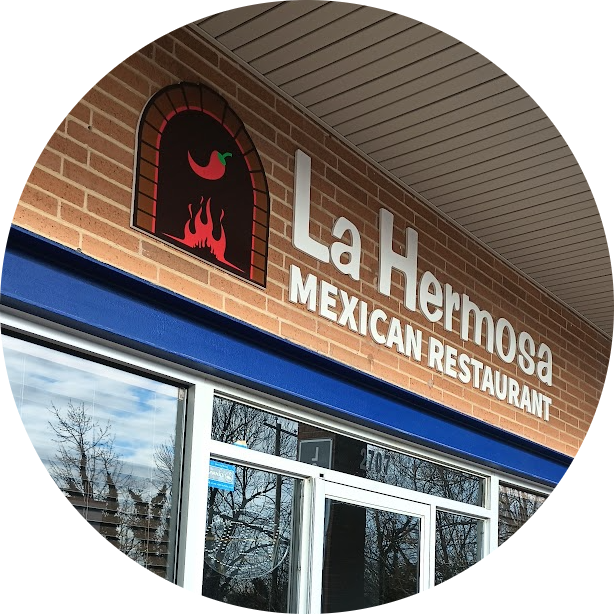 La Hermosa Mexican restaurant logo