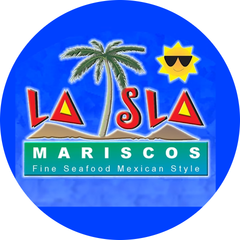 La isla mariscos y taqueria logo