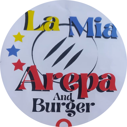 La Mia Arepa & Burger logo