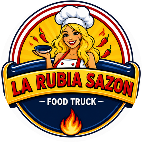 La rubia sazon food truck FL logo
