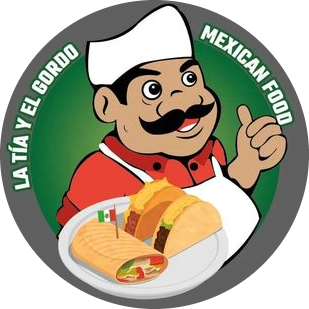 La Tia y El Gordo mexican food logo