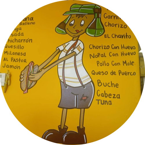 La Vecindad Tortas a la Plancha logo