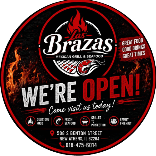 Las Brazas Mexican Grill & Seafood logo