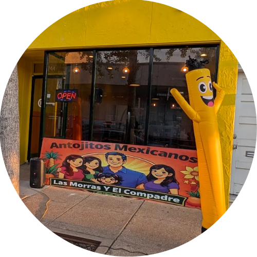 Las Morras Y El Compadre logo