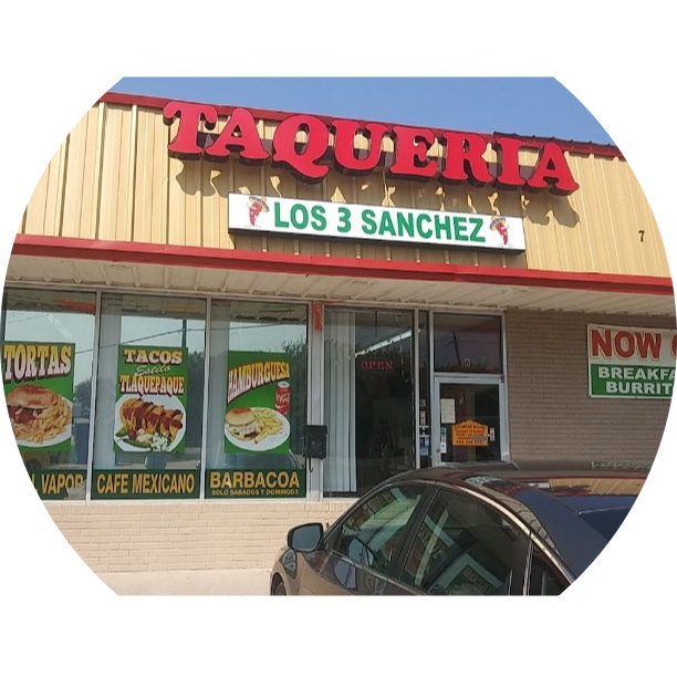 Los 3 Sanchez Taqueria logo