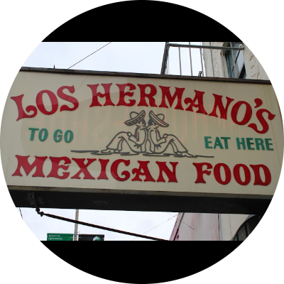 Los Hermanos Mexican Food logo