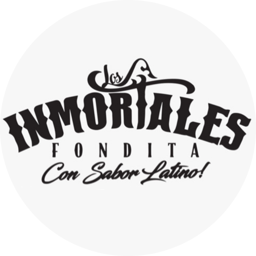 Los Inmortales Fondita Con Sabor Latino! logo