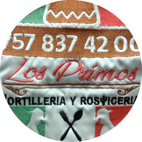 Los Primos Rostizeria y Tortilleria logo